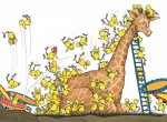 poussins girafe ponti